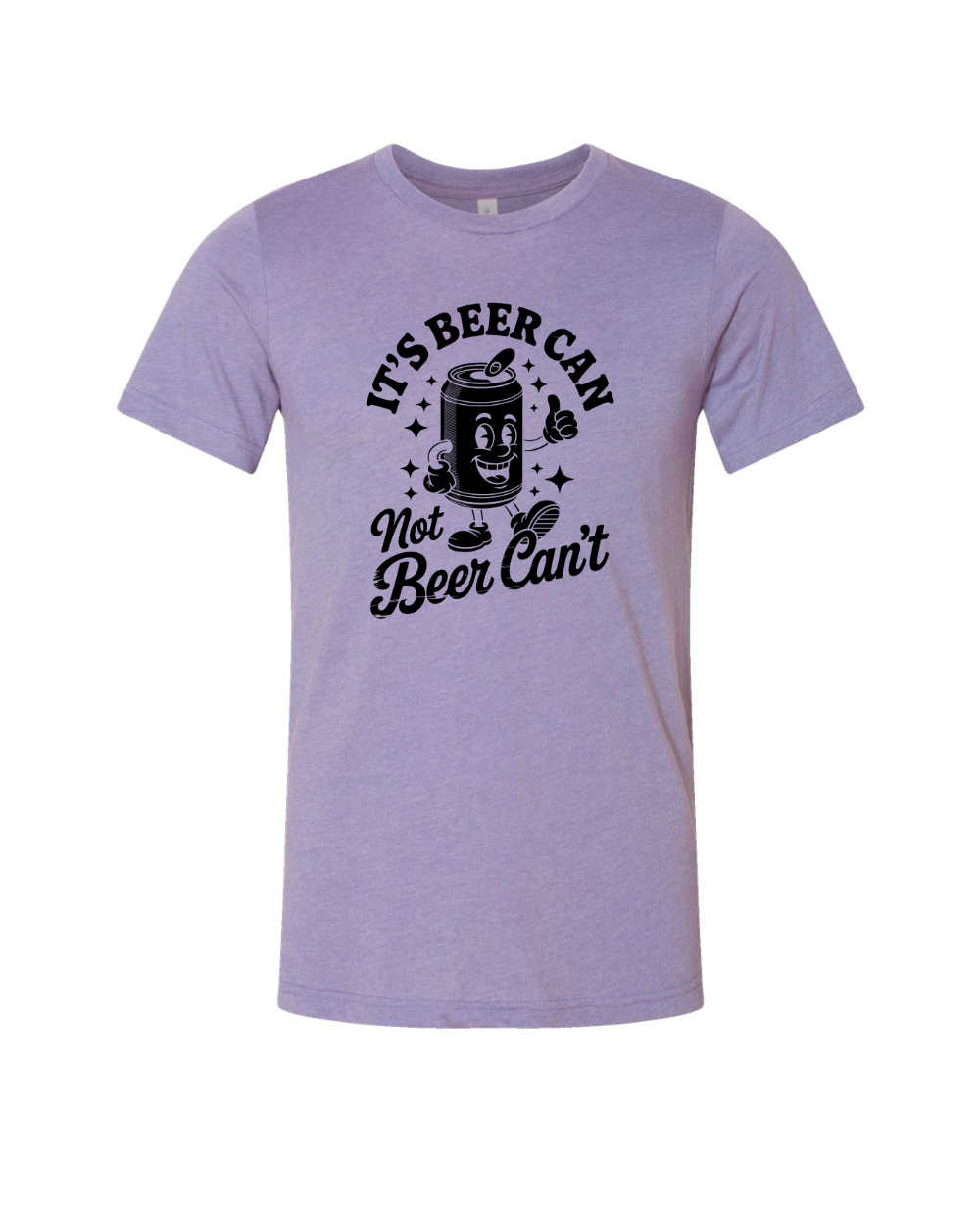 Funny Sarcastic Beer Can Drinking Black Bella Canvas Unisex Graphic T-Shirt